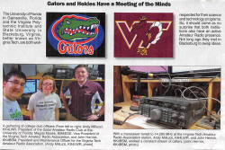 Activities of the Gator Amateur Radio Club (W4DFU) at the 